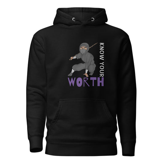 “KNOW YOUR WORTH” Martial Arts MixTape Hoodie